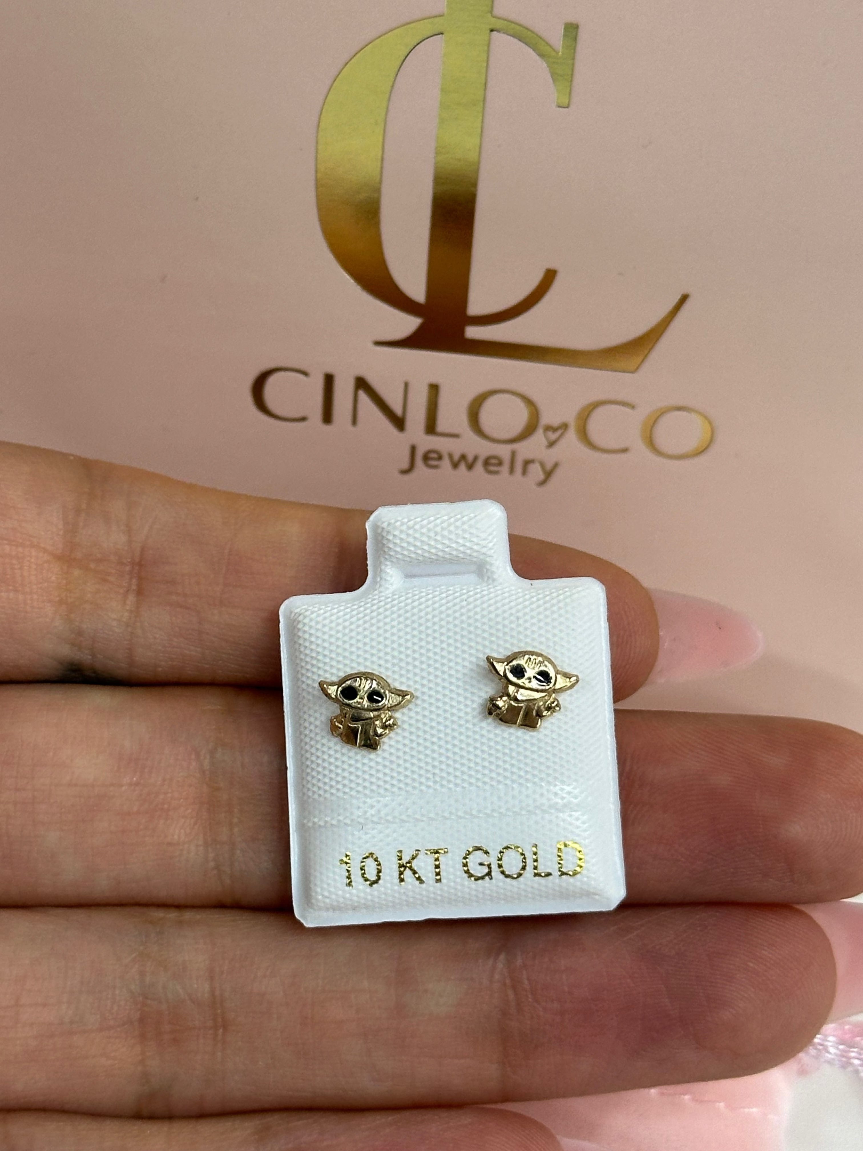 Solid Gold Screw Back Studs