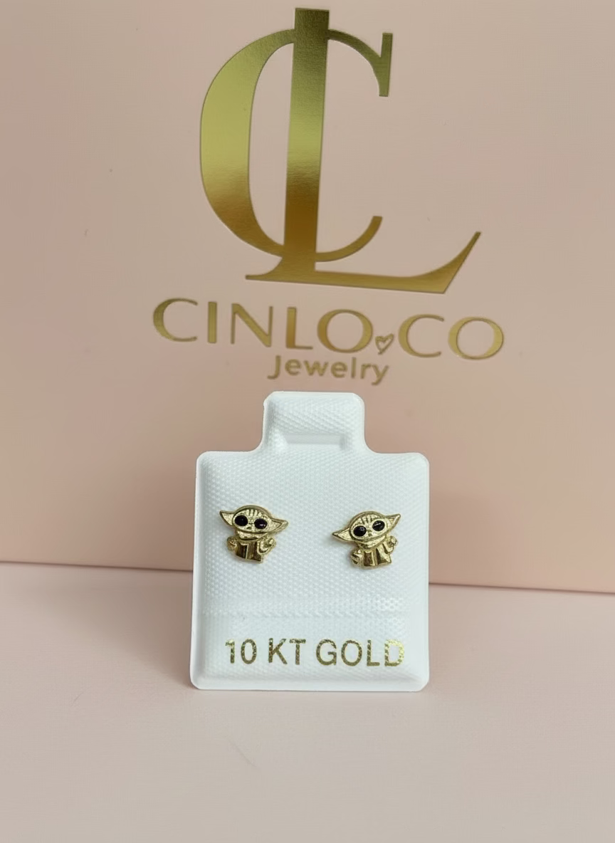 Solid Gold Screw Back Studs - CinloCo