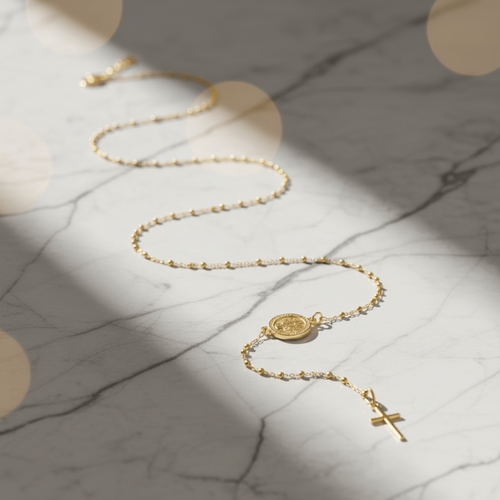 10k Dainty Rosary