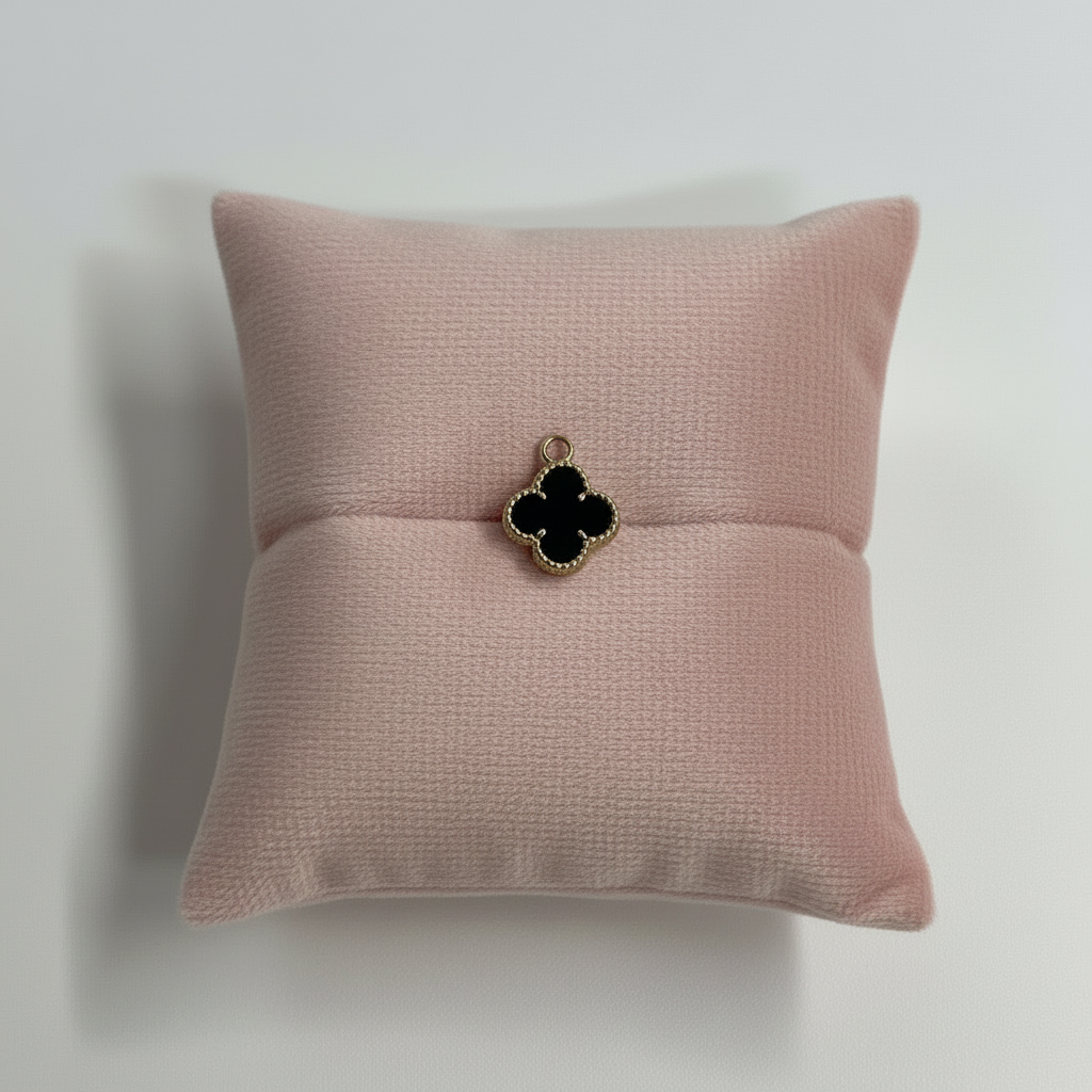 10k Dangle Clover Colorful Charm