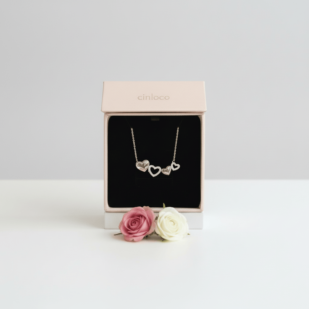 10k Quadruple Love Necklace