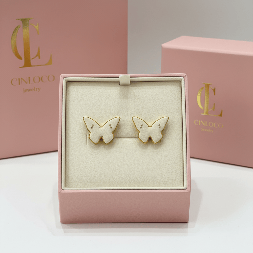 14K Bow & Arrow Earrings