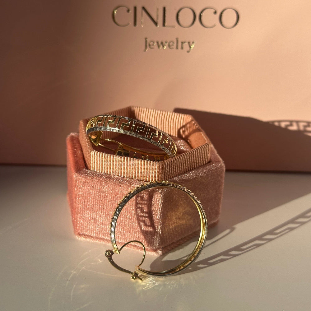 14k Fierce Hoops - CinloCo