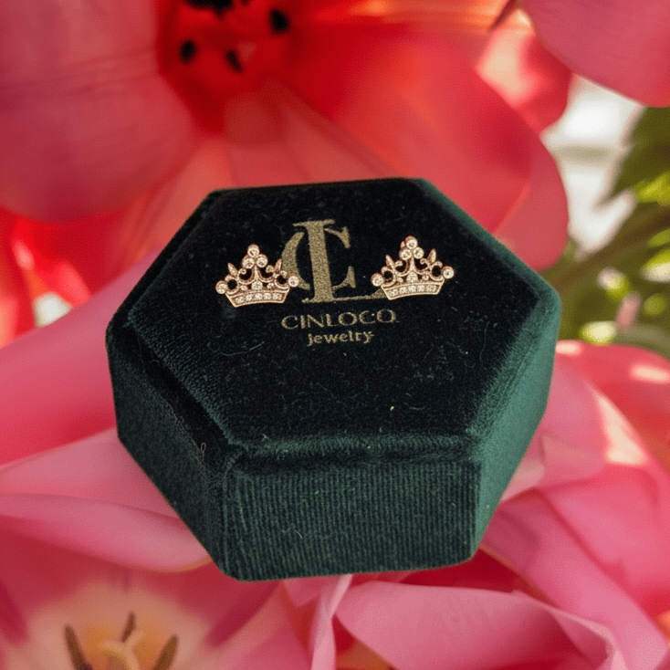 14k Queen B Earrings