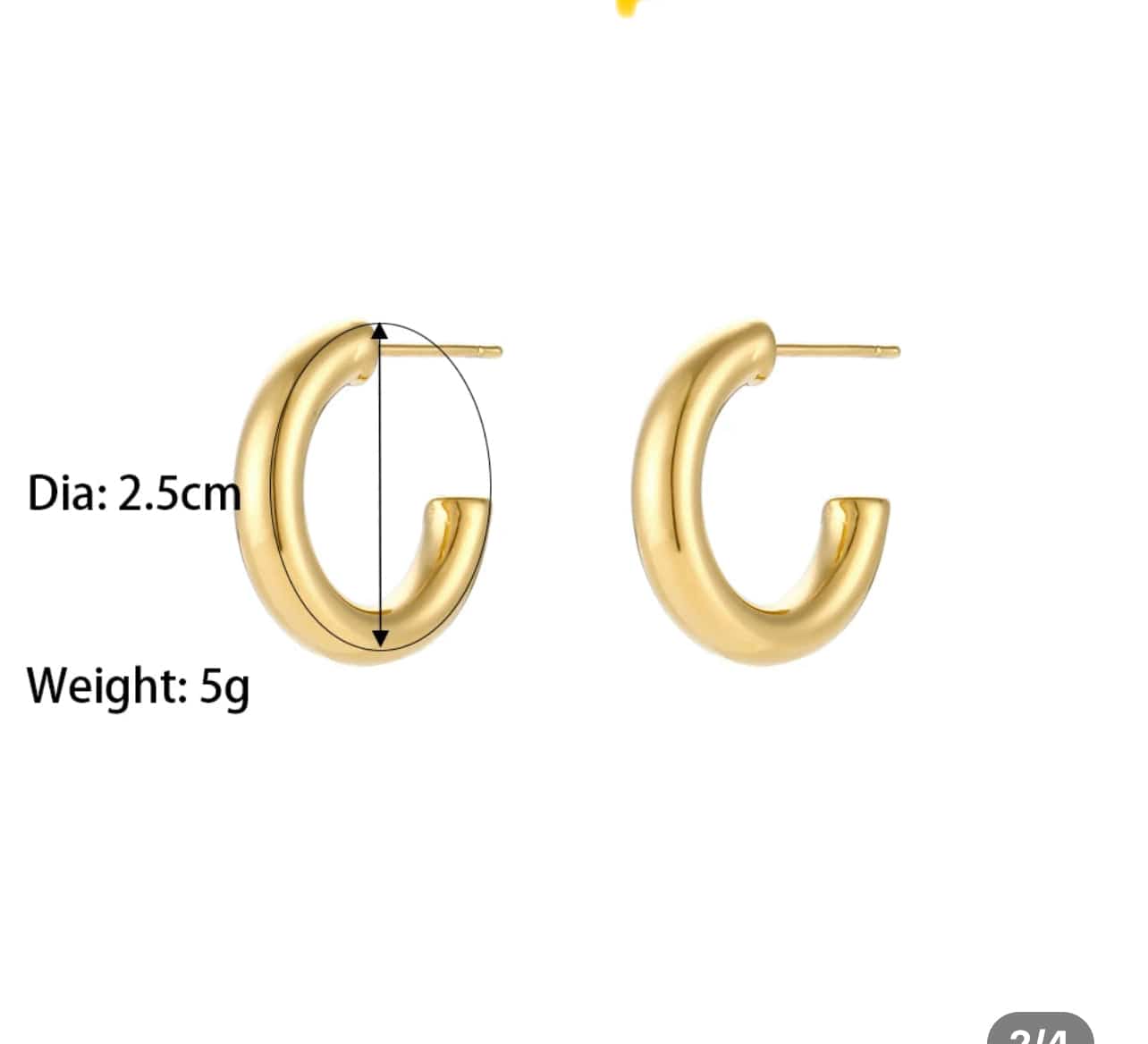 Liz Hoop Earrings - CinloCo