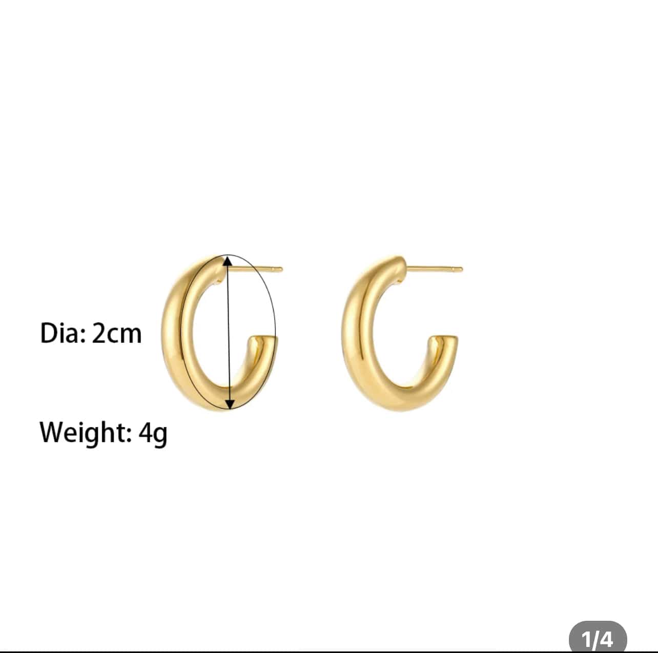 Liz Hoop Earrings - CinloCo