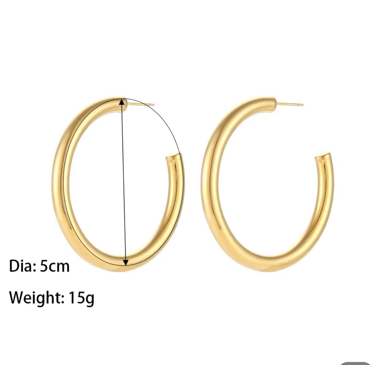 Liz Hoop Earrings - CinloCo