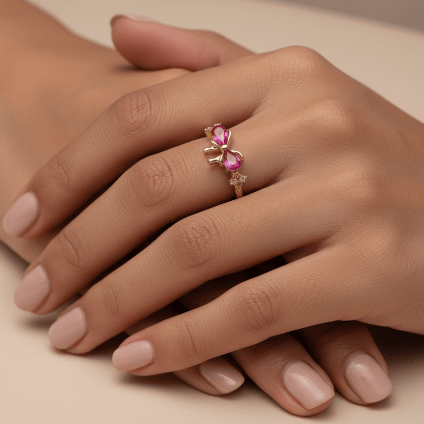Dreamy Bow Ring - CinloCo