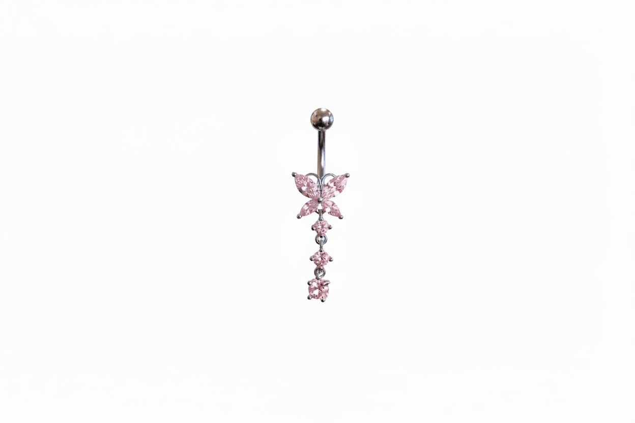 Butterfly Drip Belly Ring