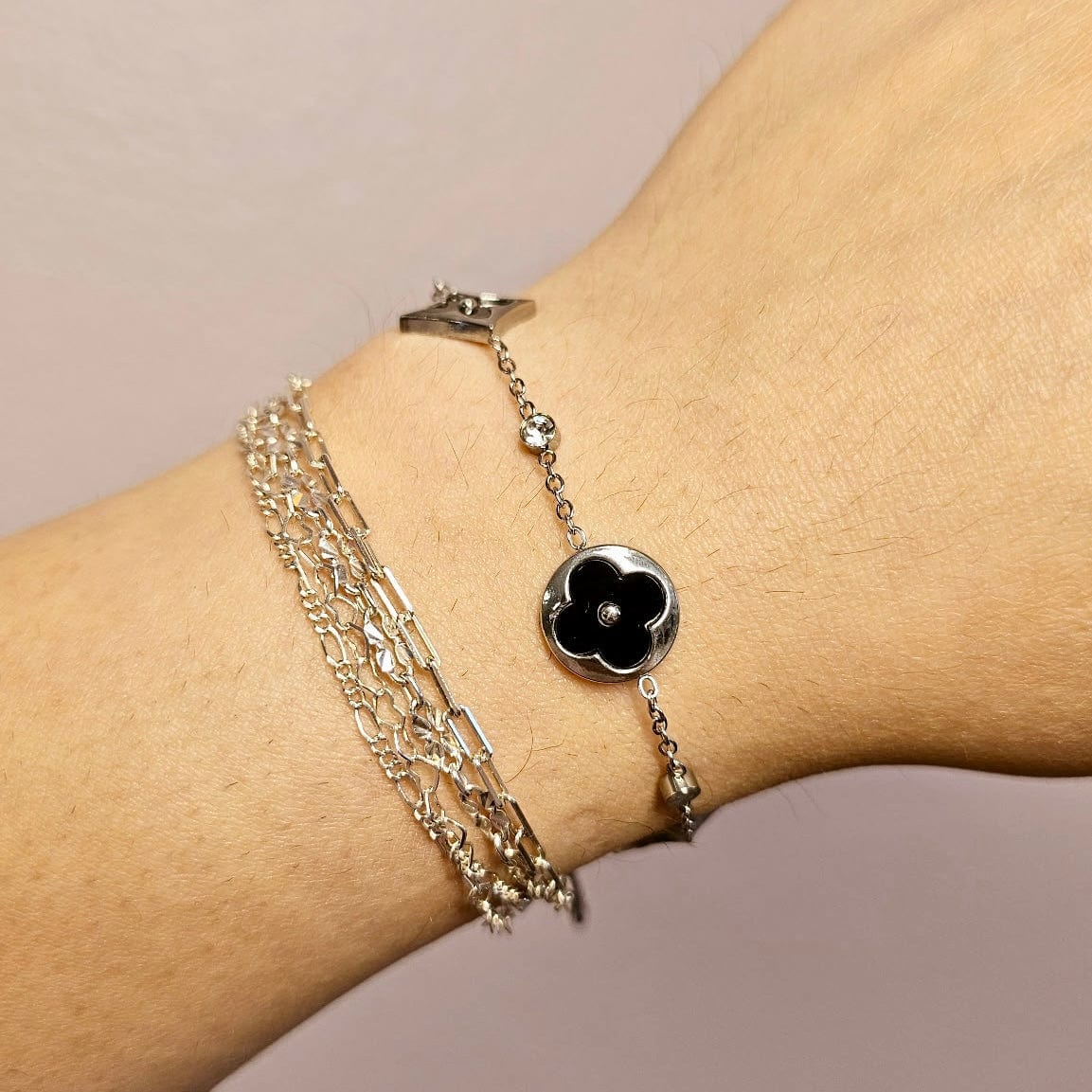 Black Cherry Blossom Silver - CinloCo
