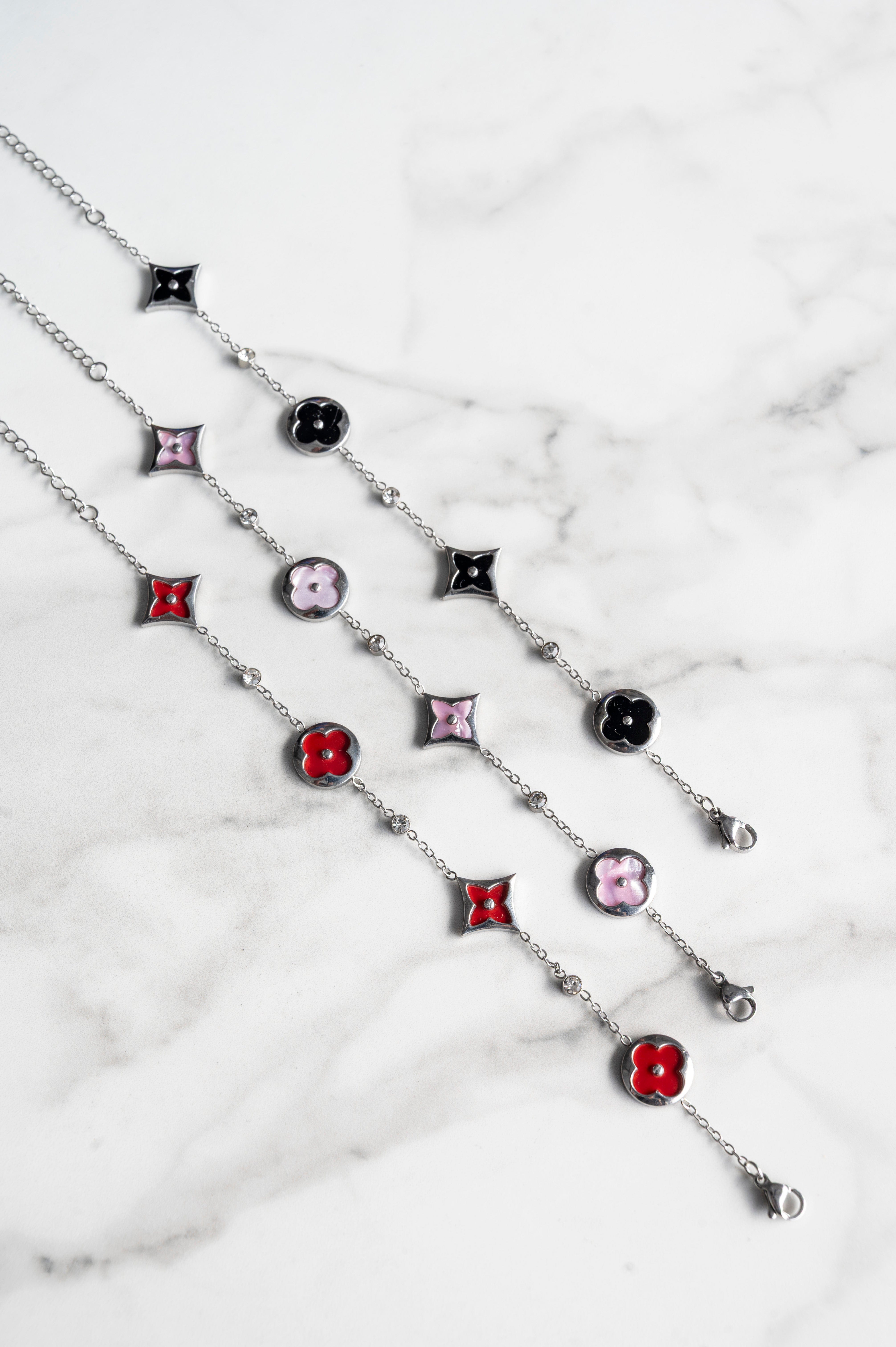 Black Cherry Blossom Silver