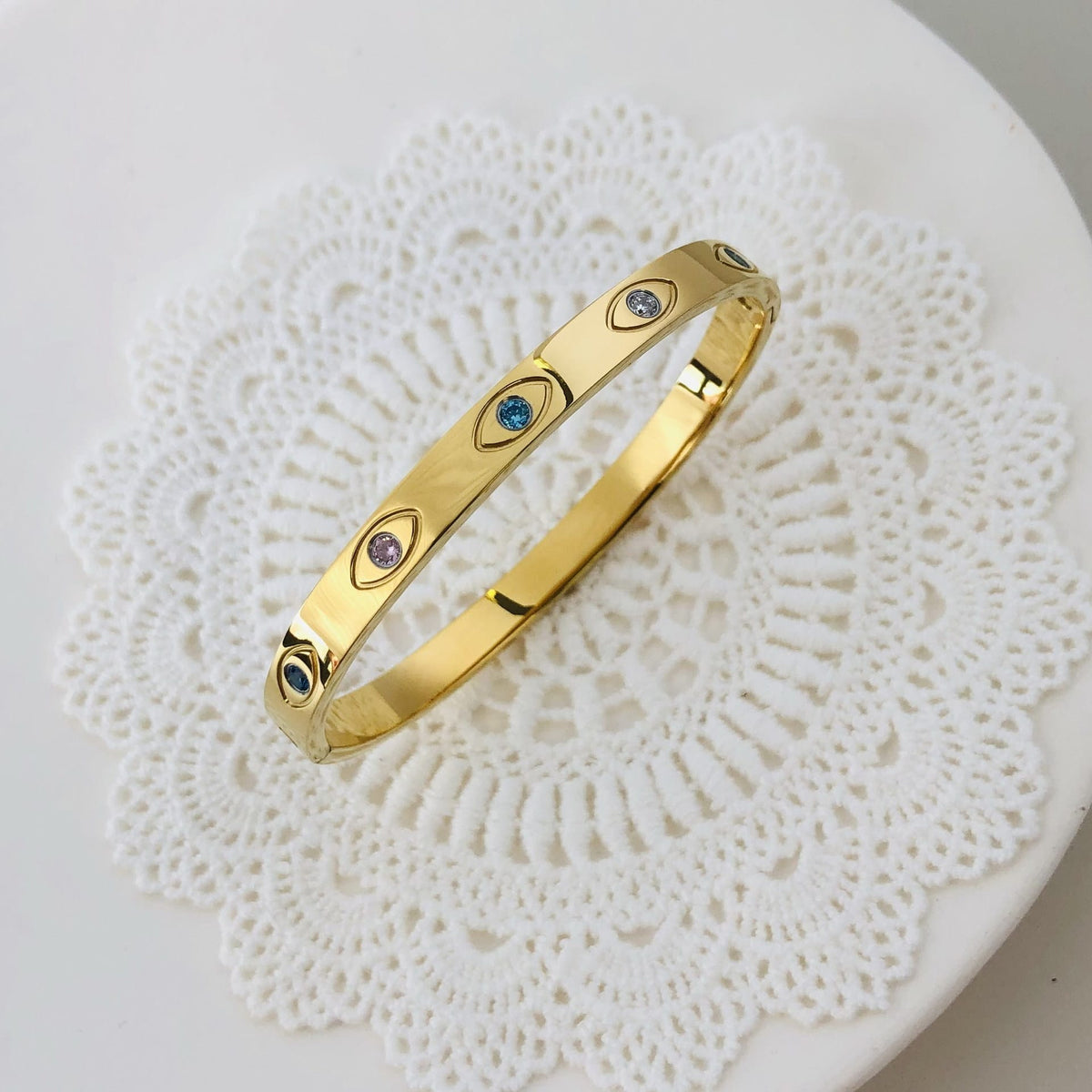 Good Energy Bar Bangle Bracelets - CinloCo