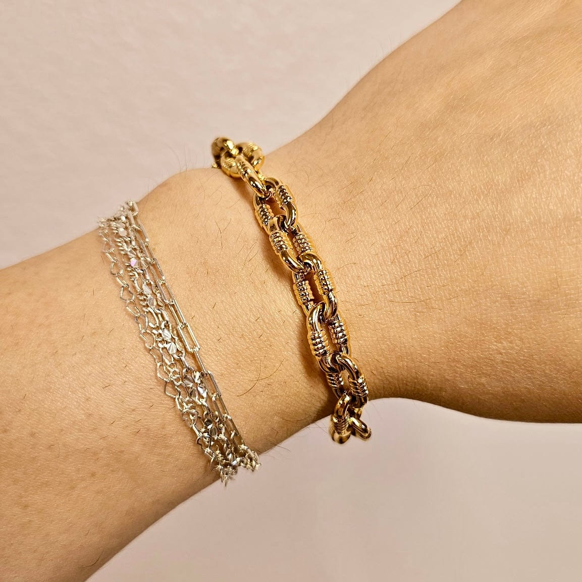 Jennifer Thick Bracelet - CinloCo