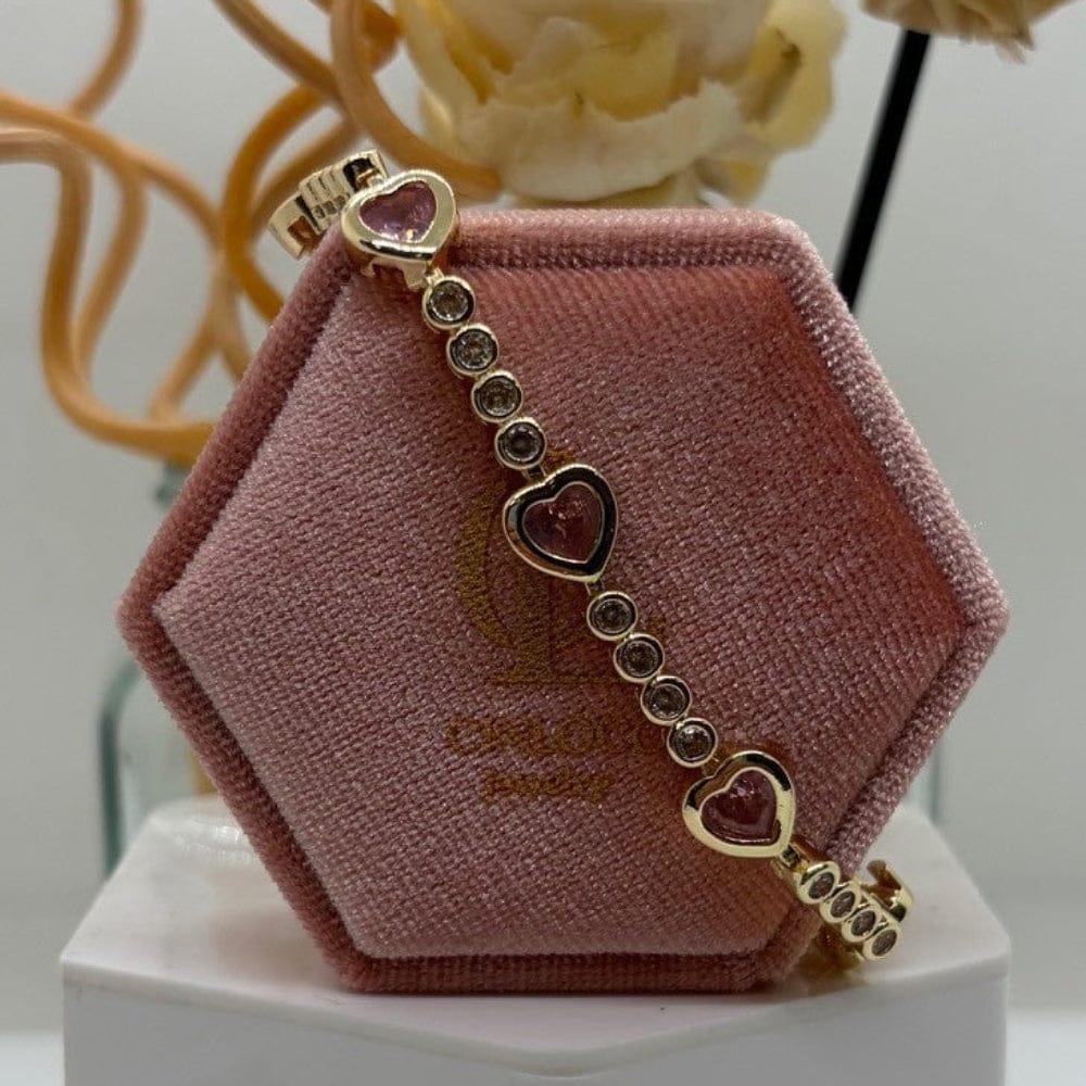 Heart Diamonds Bracelet