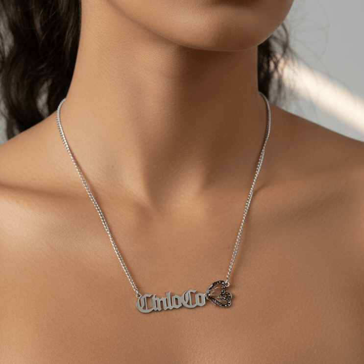 Customizable Butterfly Necklace