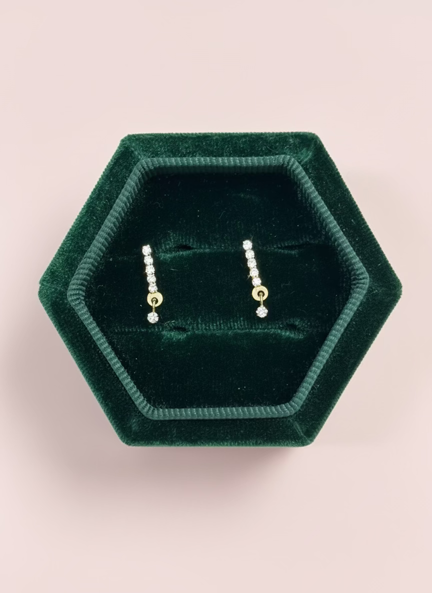 Solid Gold Screw Back Studs