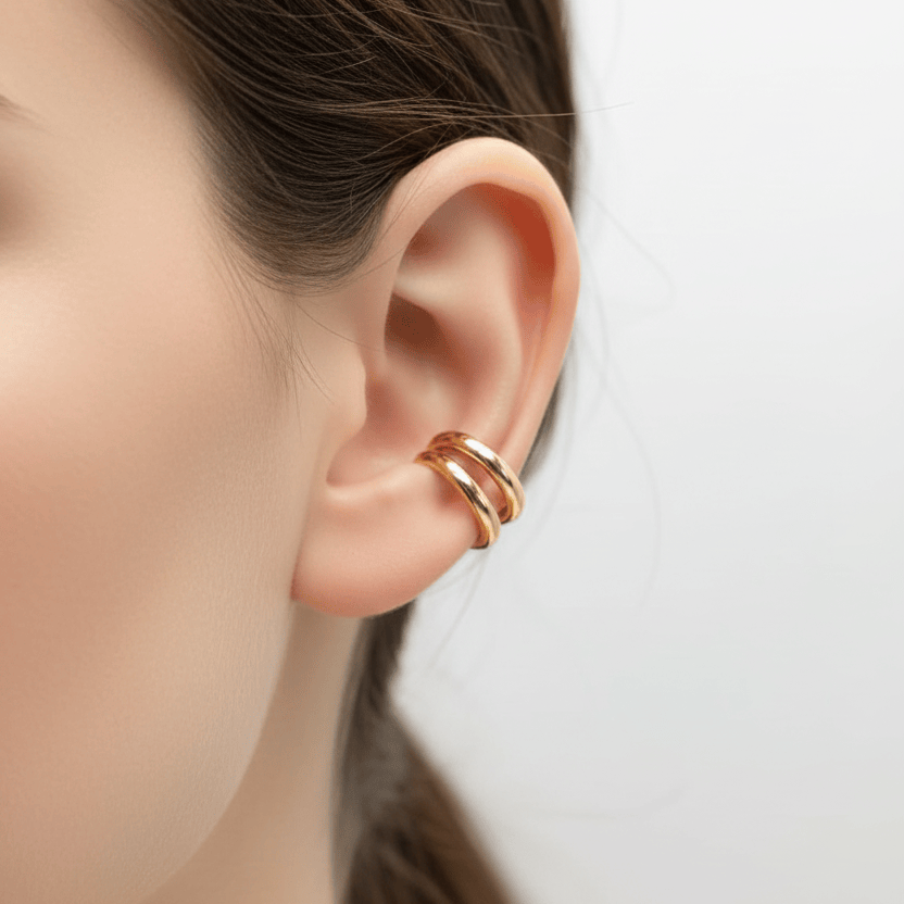 Double Up Ear Cuff - CinloCo