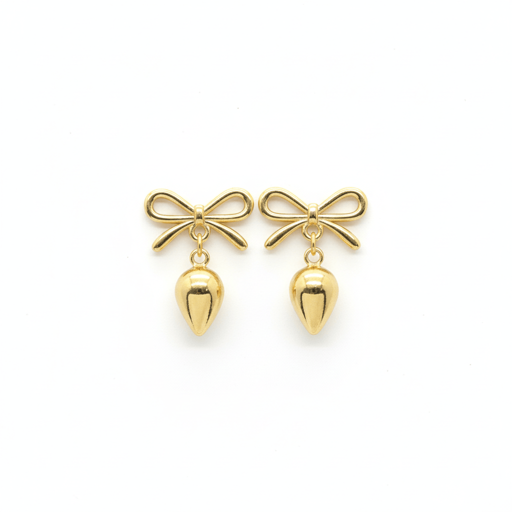 Bold Bow Earrings
