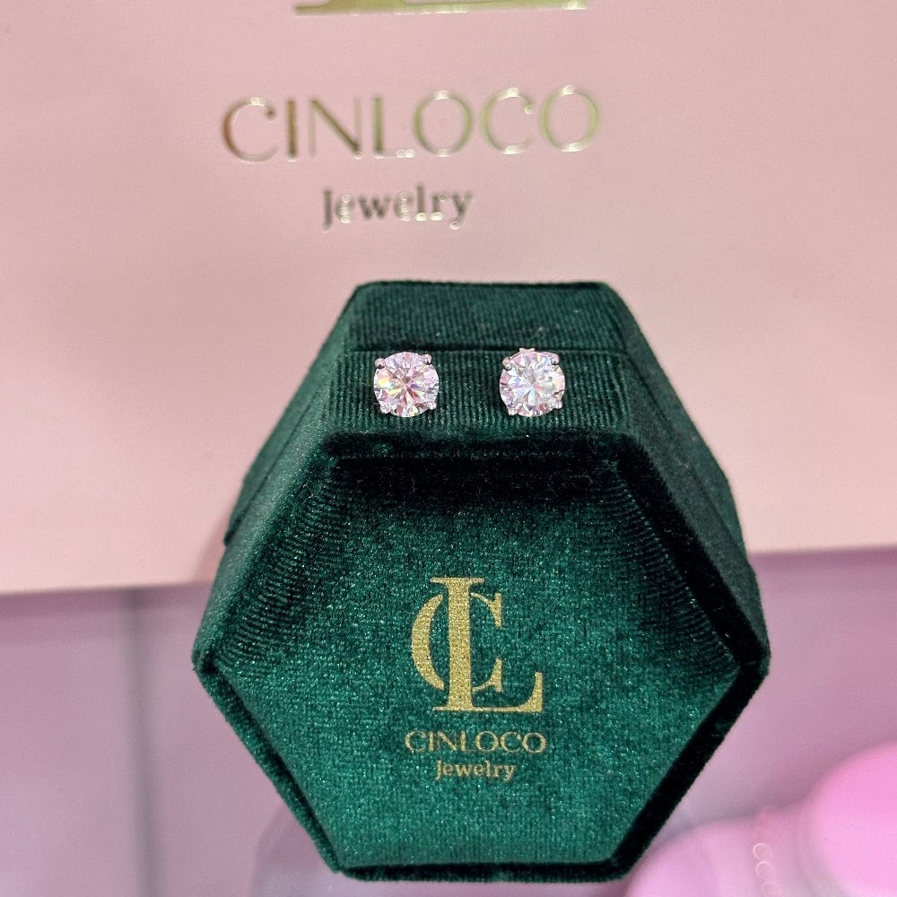 Classic Moissanite Studs