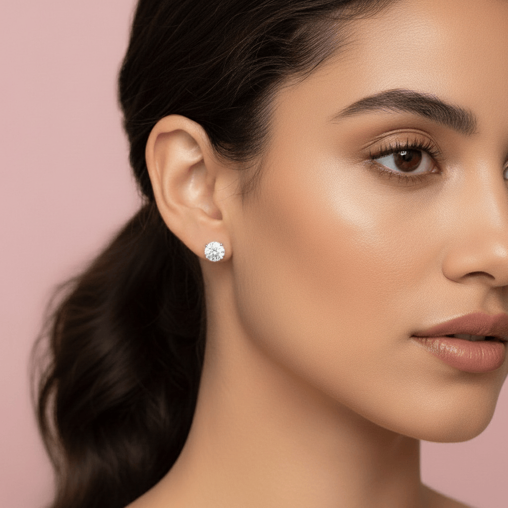 Classic Moissanite Studs