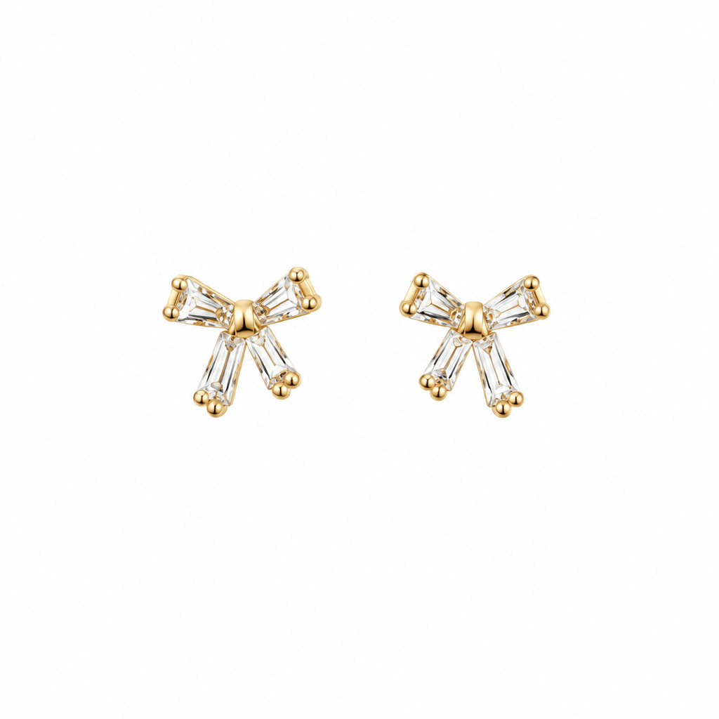 Dainty Bow Earrings