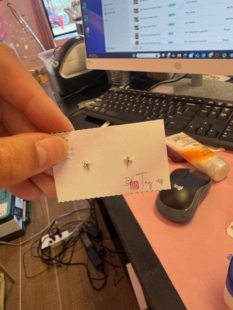 Dainty Twinkle Earrings - CinloCo