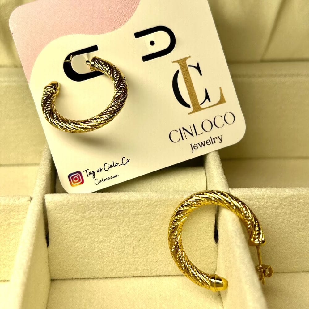 Rosalia Hoop Earrings - CinloCo