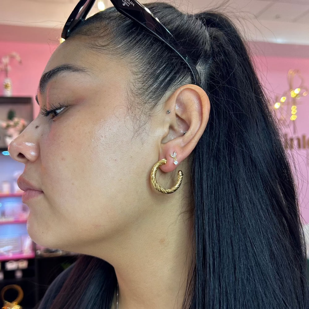 Rosalia Hoop Earrings - CinloCo