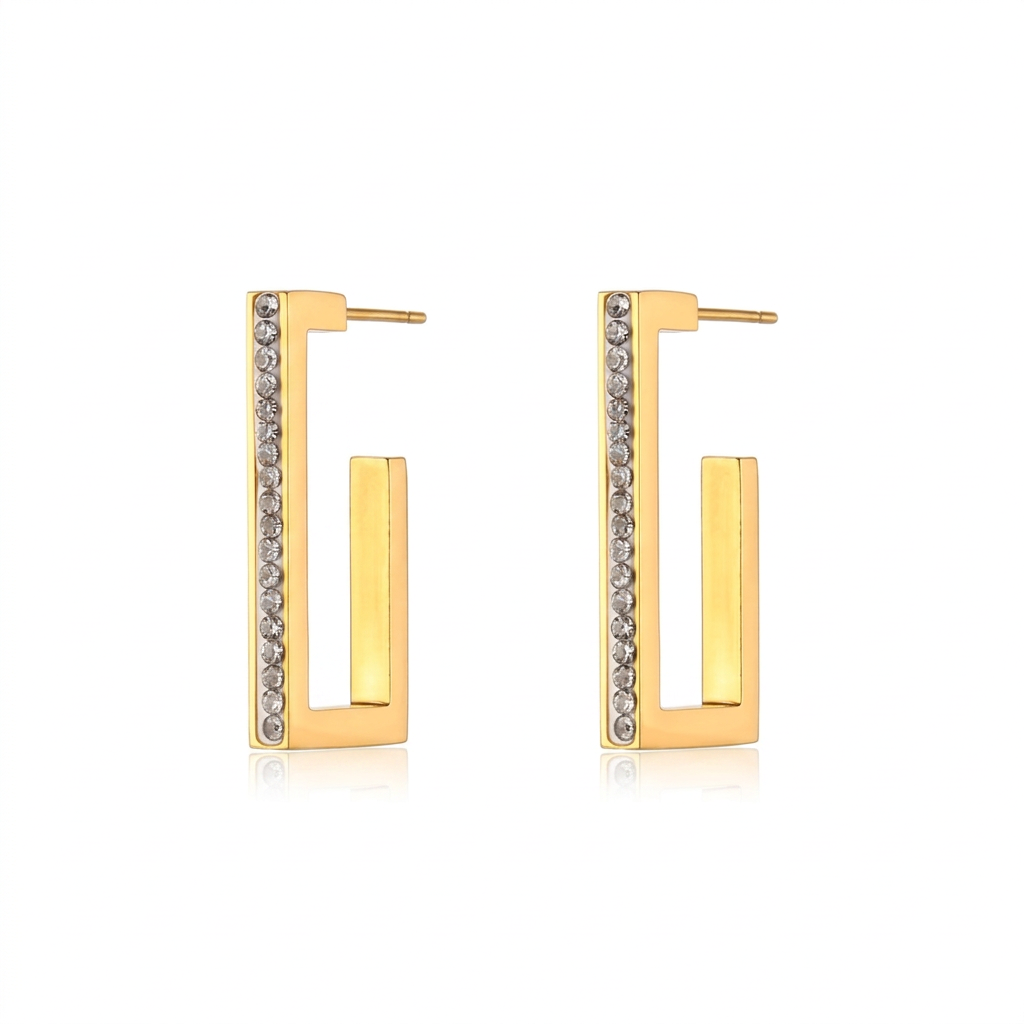 Dang Gina Hoops Earrings - CinloCo