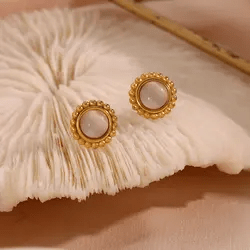 Sunflower Stud Earrings - CinloCo
