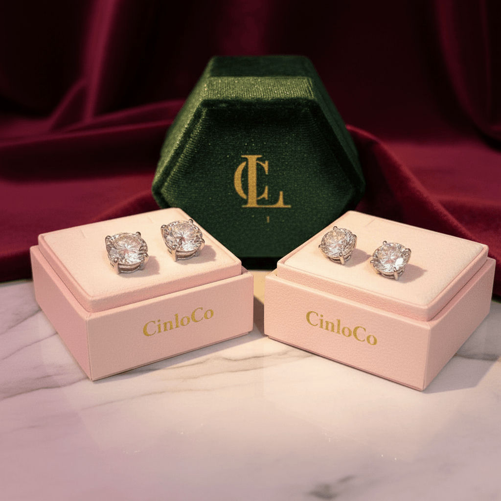 Shine Baby Moissanite Earrings