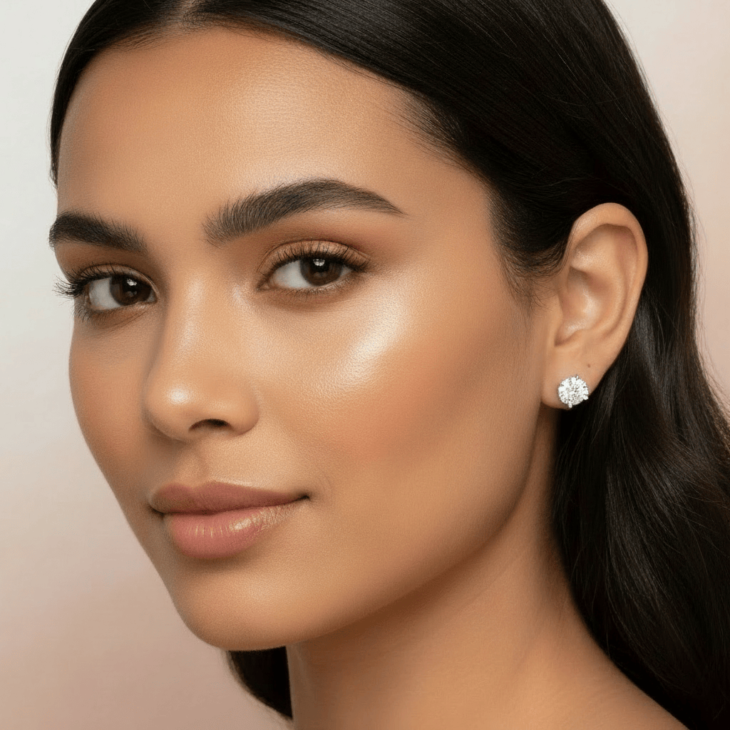 Shine Baby Moissanite Earrings