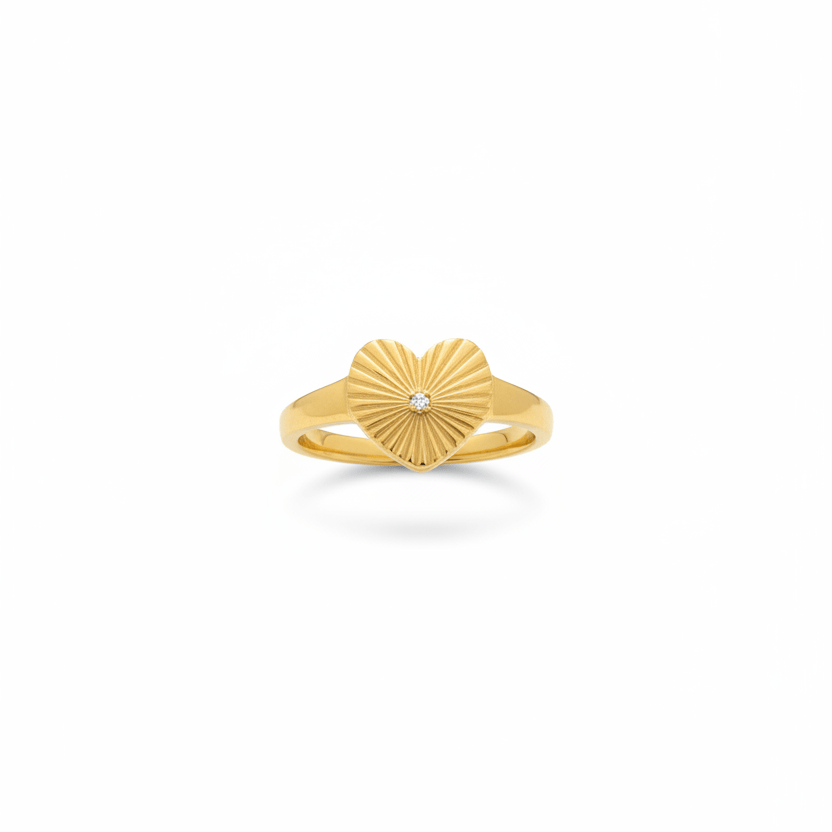 Ethereal Heart Ring