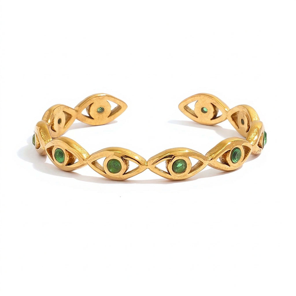 Karma Gold Bangle - CinloCo