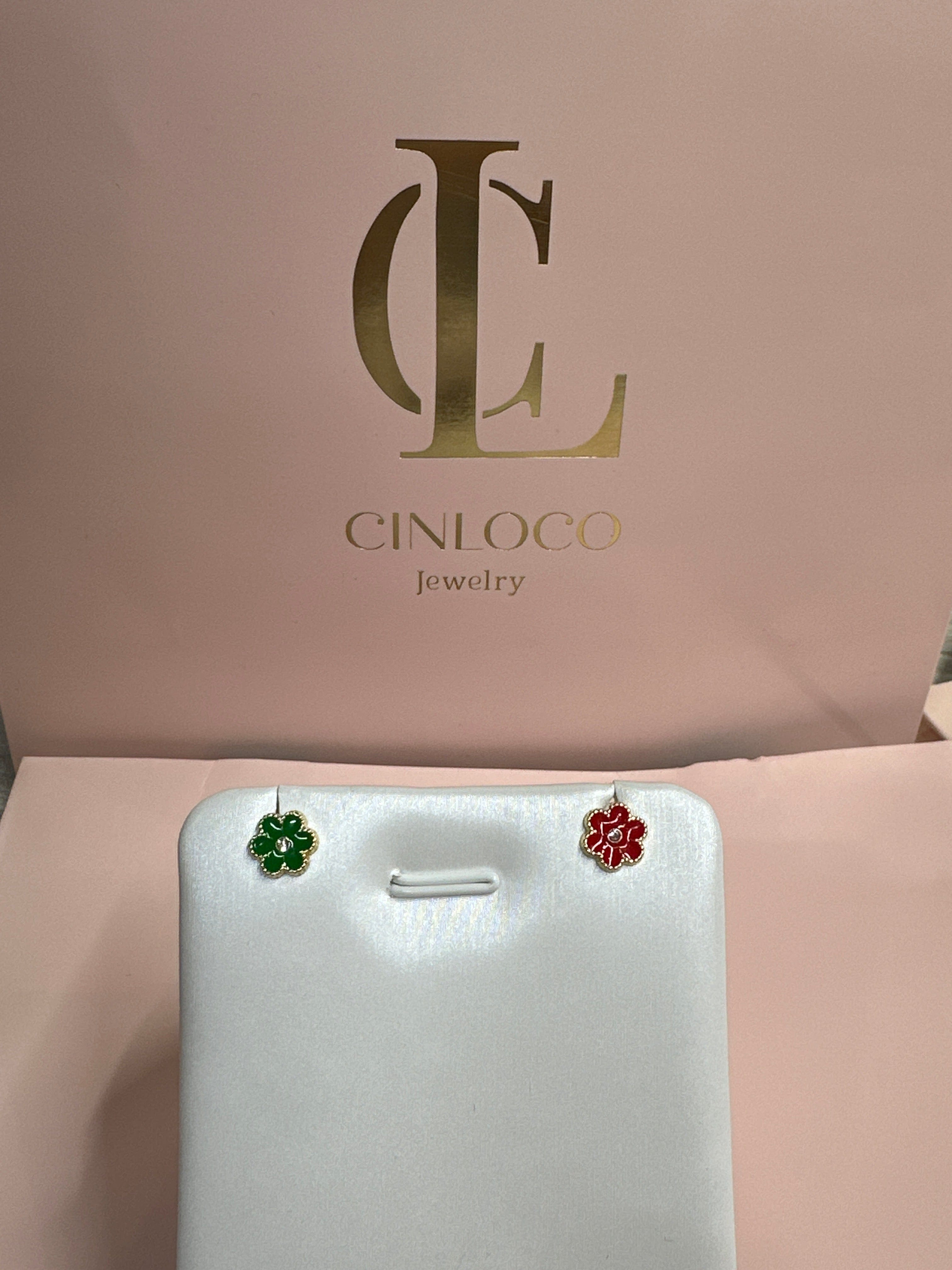 Solid Gold Screw Back Studs - CinloCo