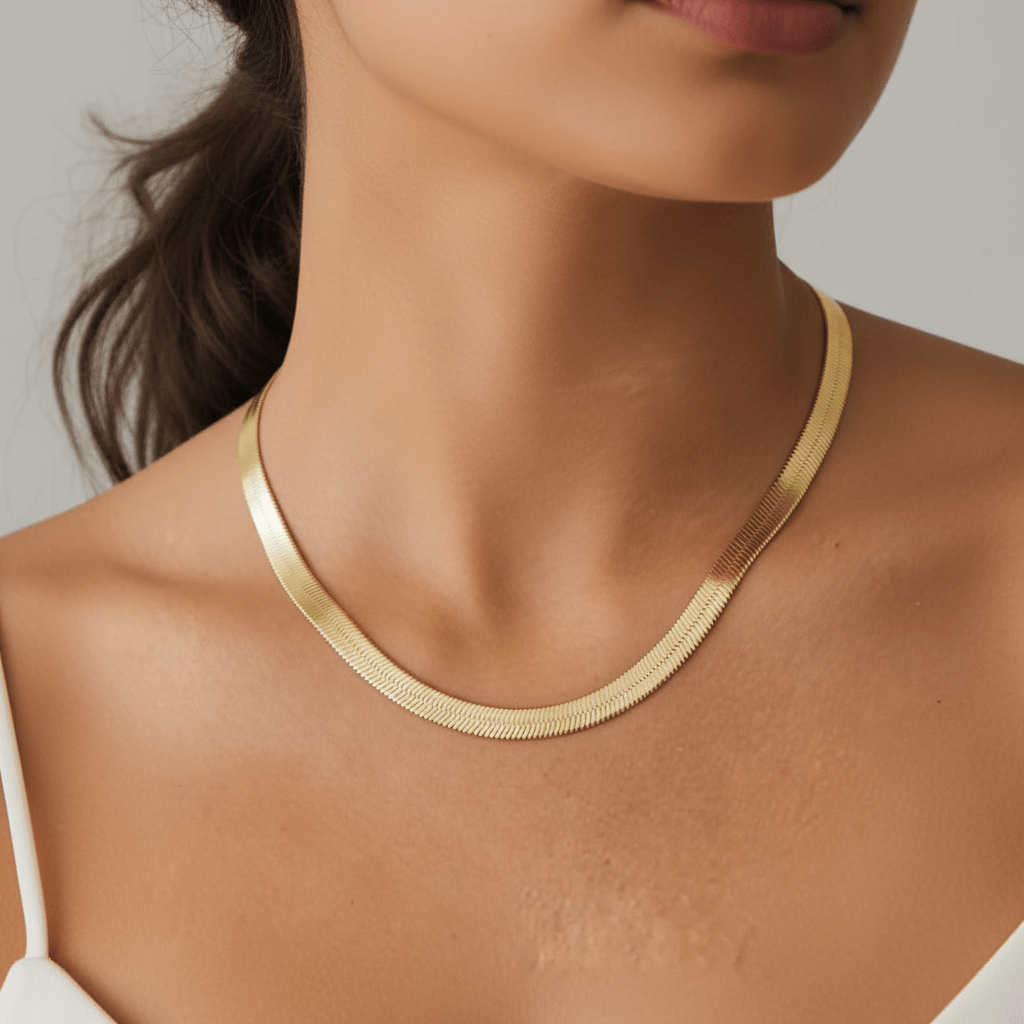 Herringbone Sabrina Necklace 5mm