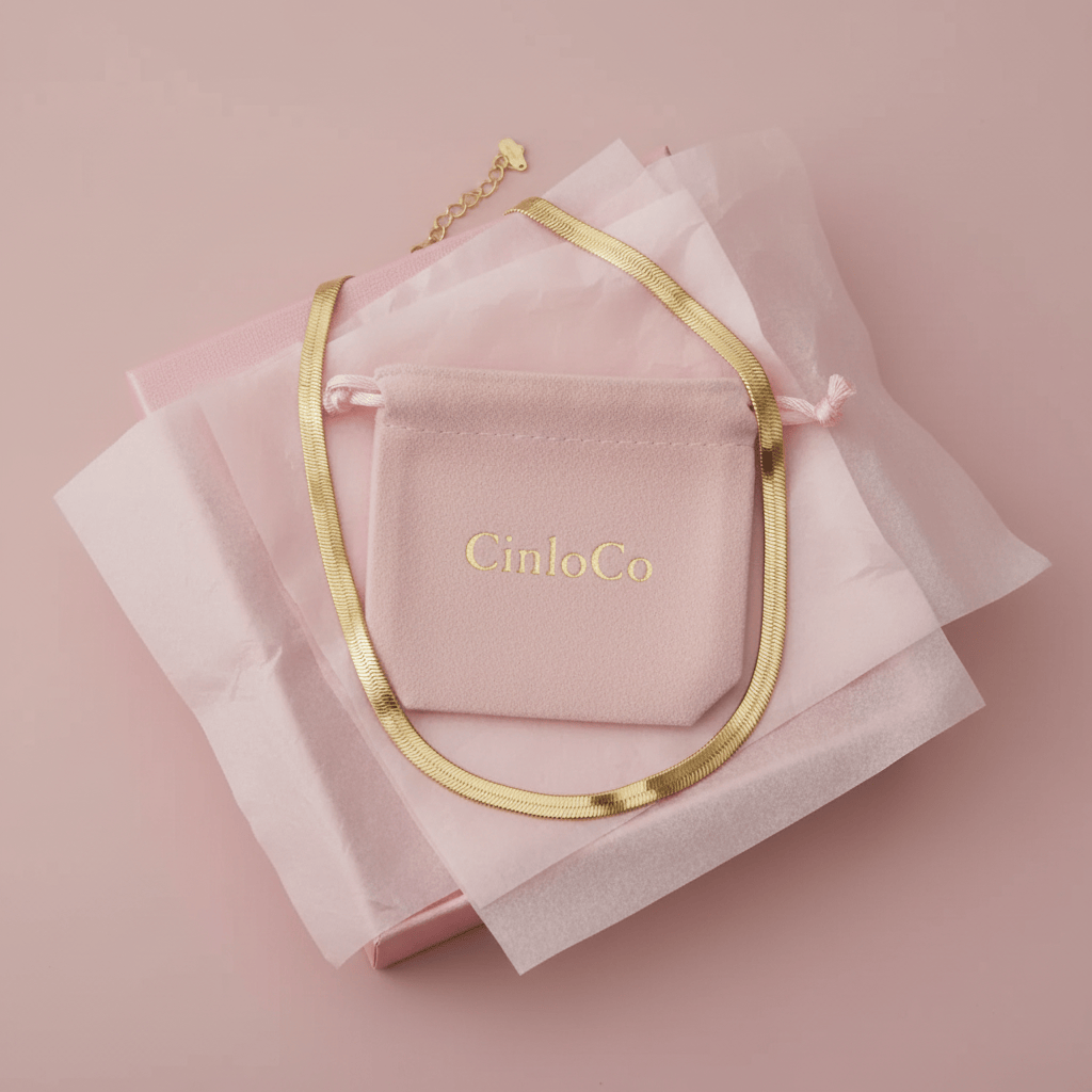 Herringbone Sabrina Necklace 5mm