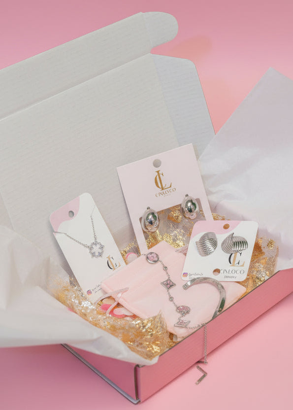 Pink jewelry box for mystery blind box