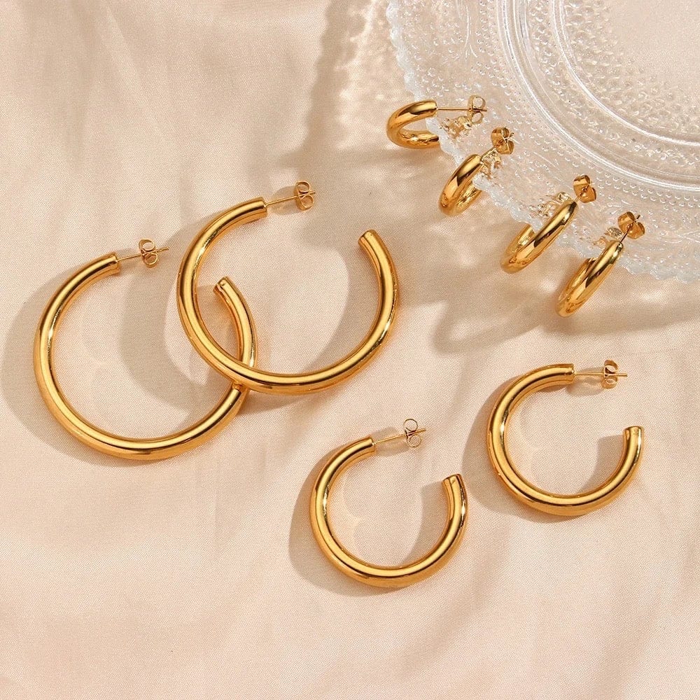Liz Hoop Earrings - CinloCo