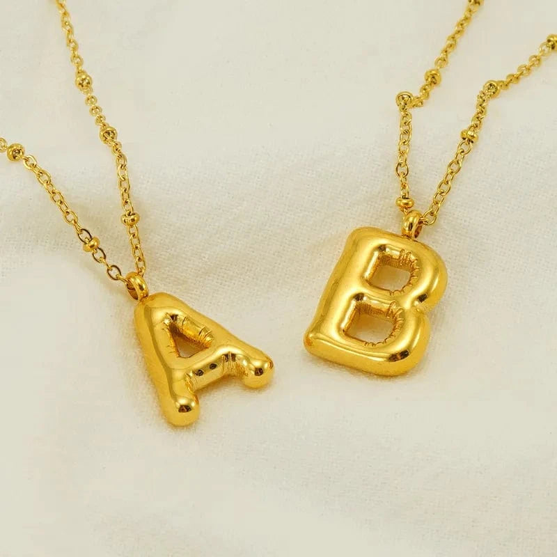 Bubble Letter Necklace