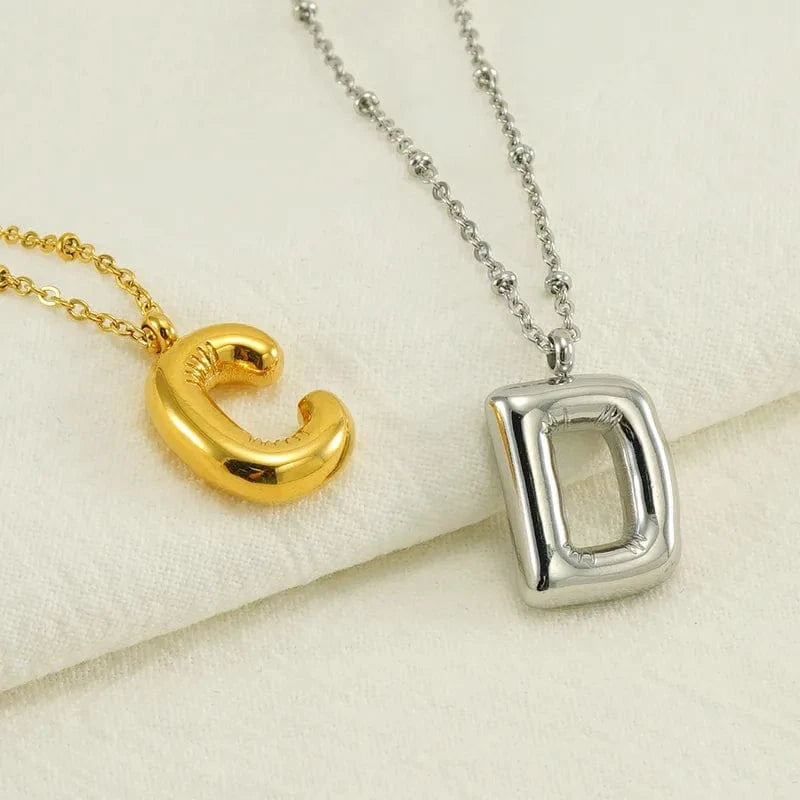 Bubble Letter Necklace