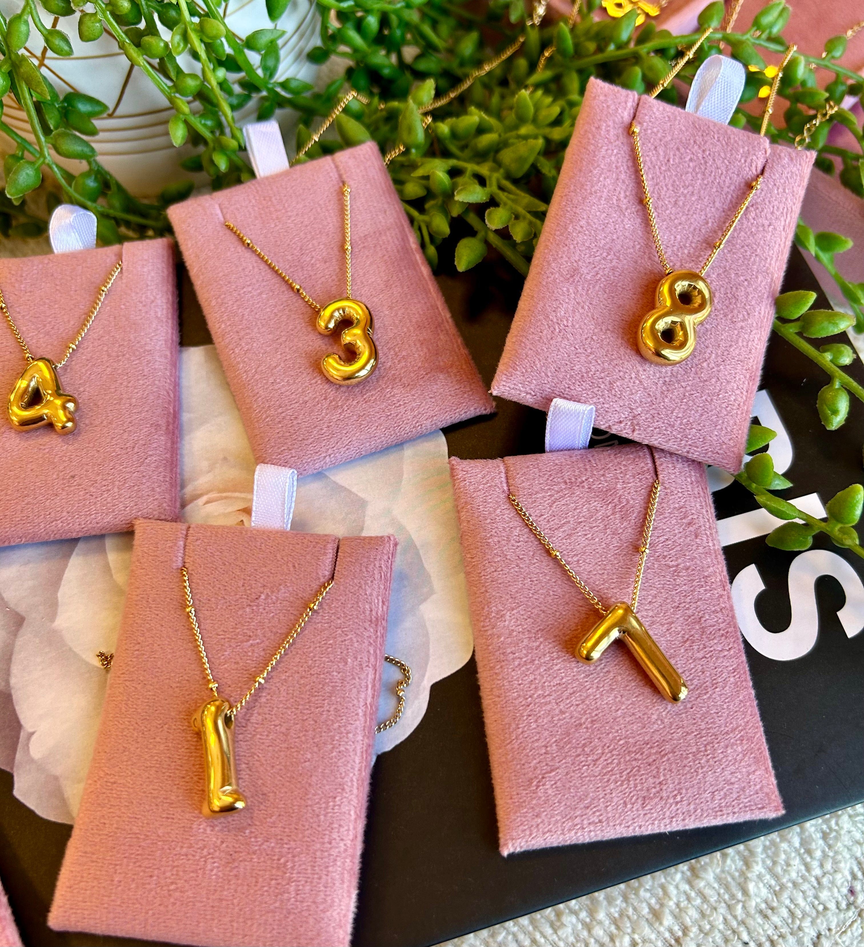 Bubble Numbers Necklace - CinloCo