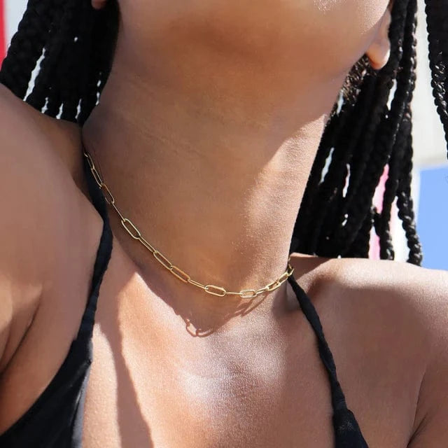 Classic Paper Clip Necklace