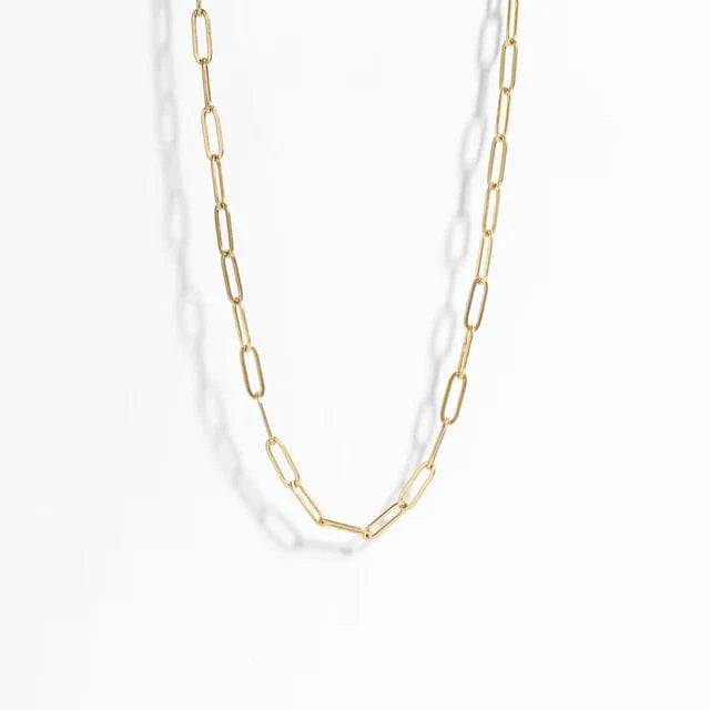 Classic Paper Clip Necklace - CinloCo