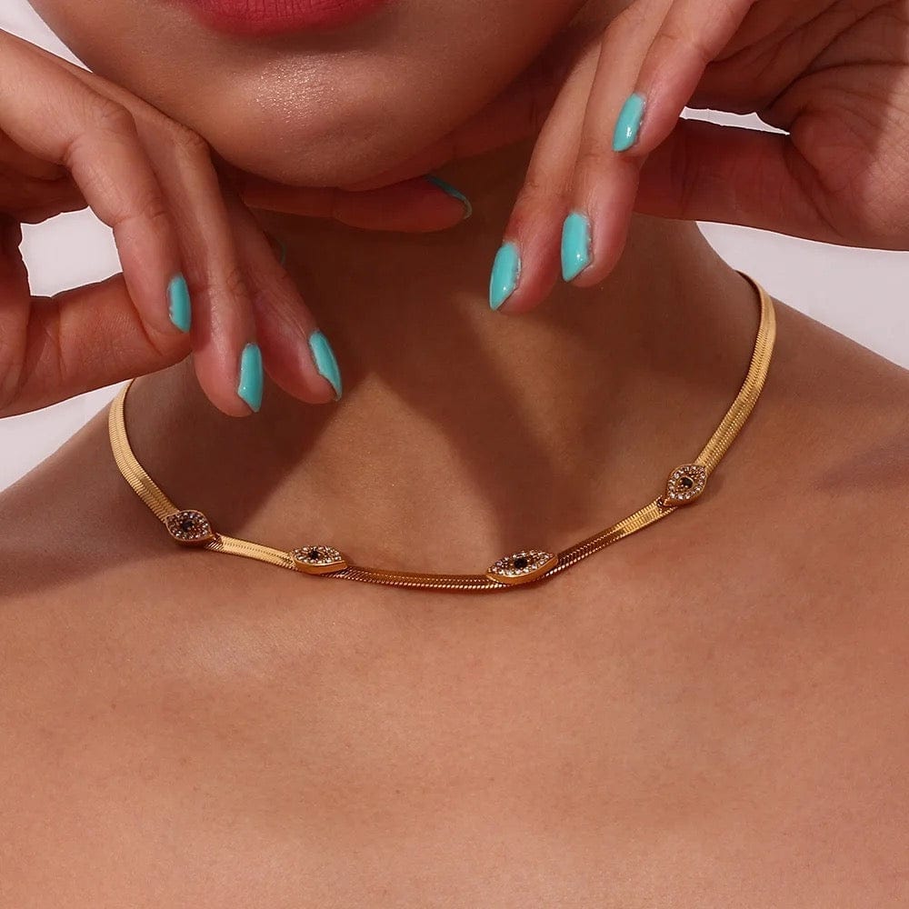 Evil Eye Choker - CinloCo