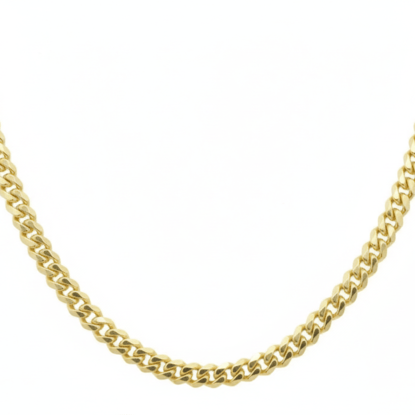 Miama Cuban Link Chains in 14K gold