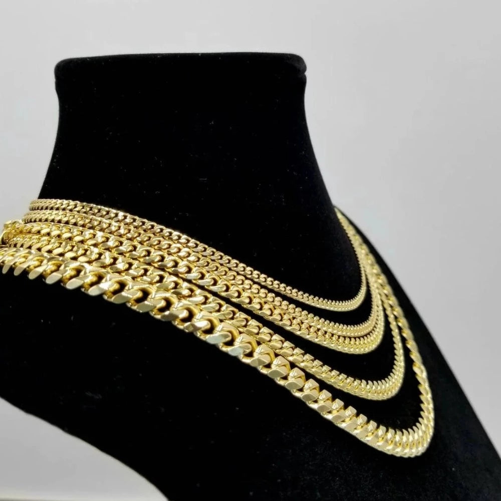 Miama Cuban Link Chains in 14K gold - CinloCo