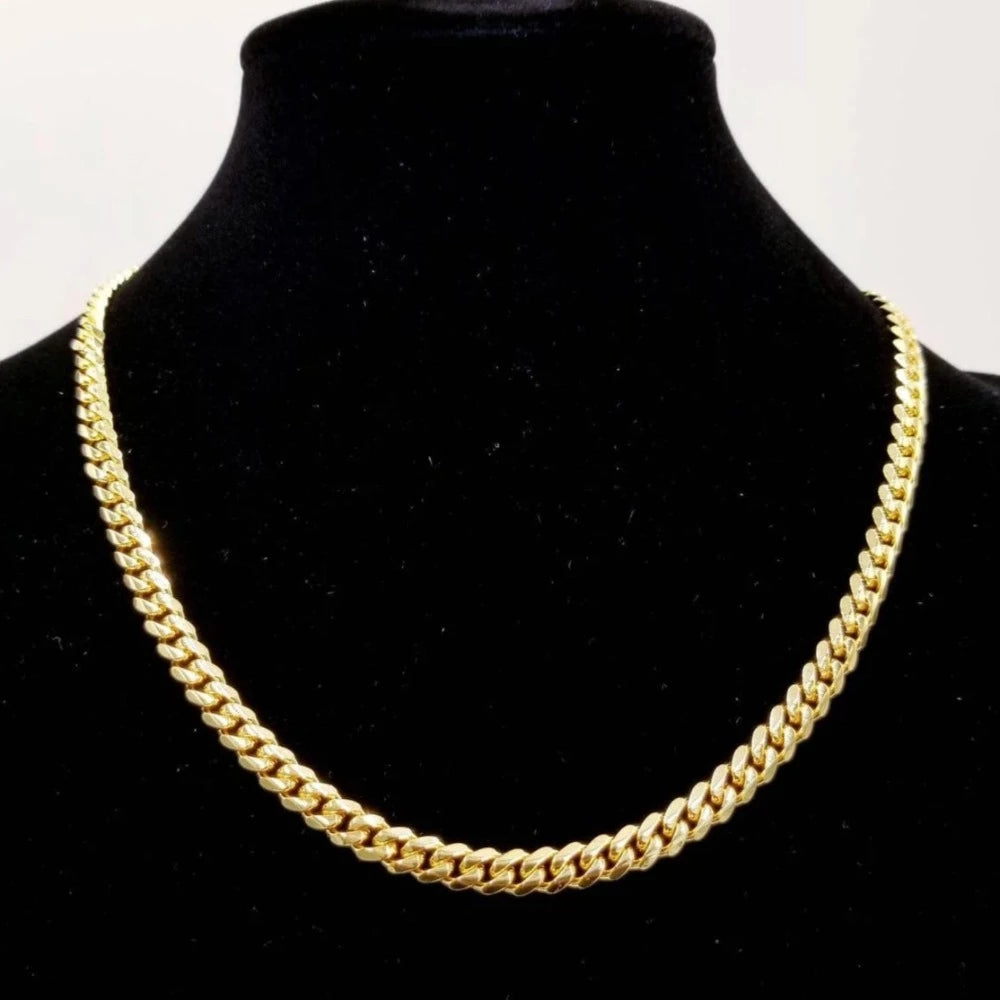 Miama Cuban Link Chains in 14K gold - CinloCo