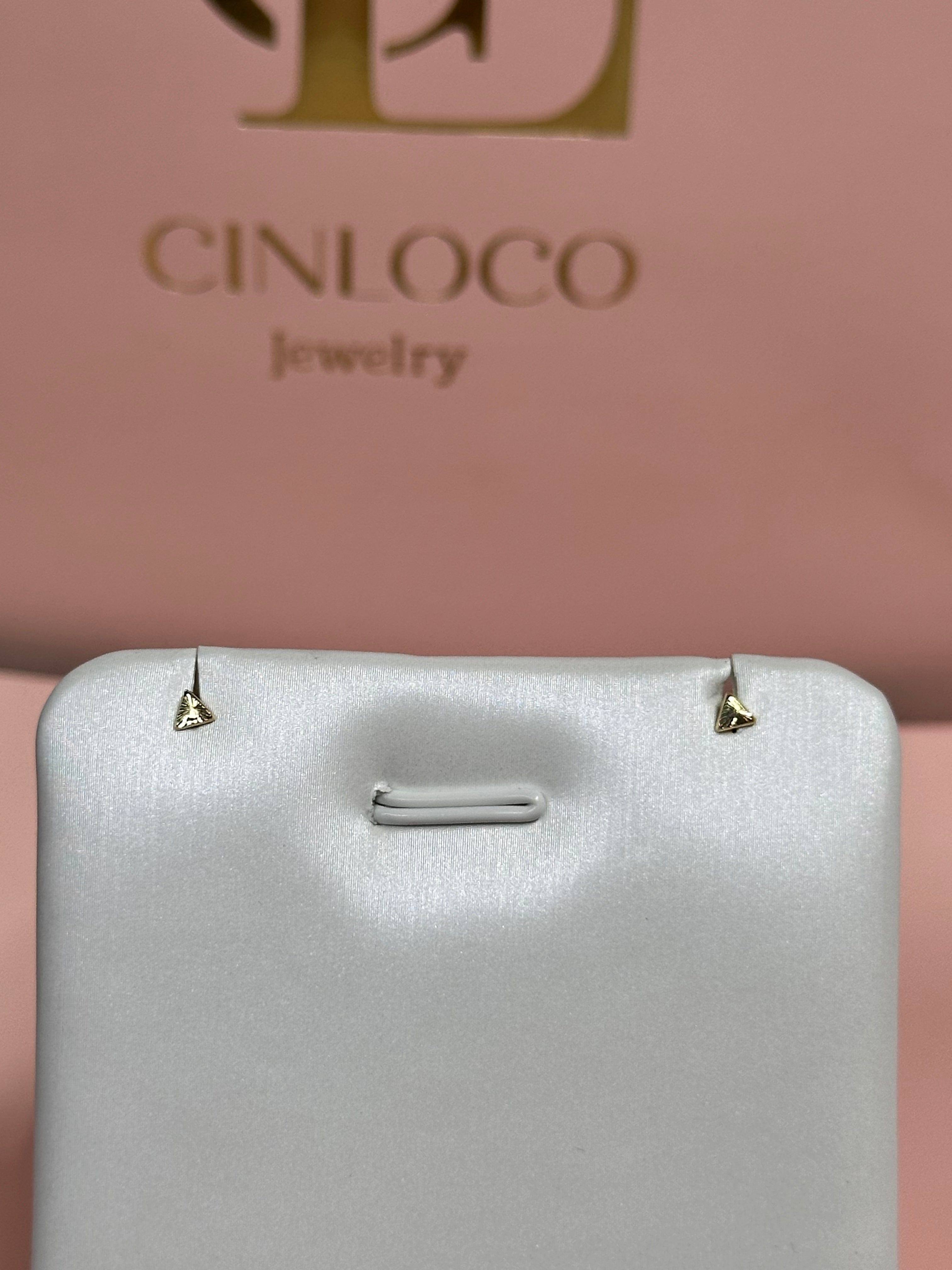 10k Solid Gold Screw Back Studs - CinloCo