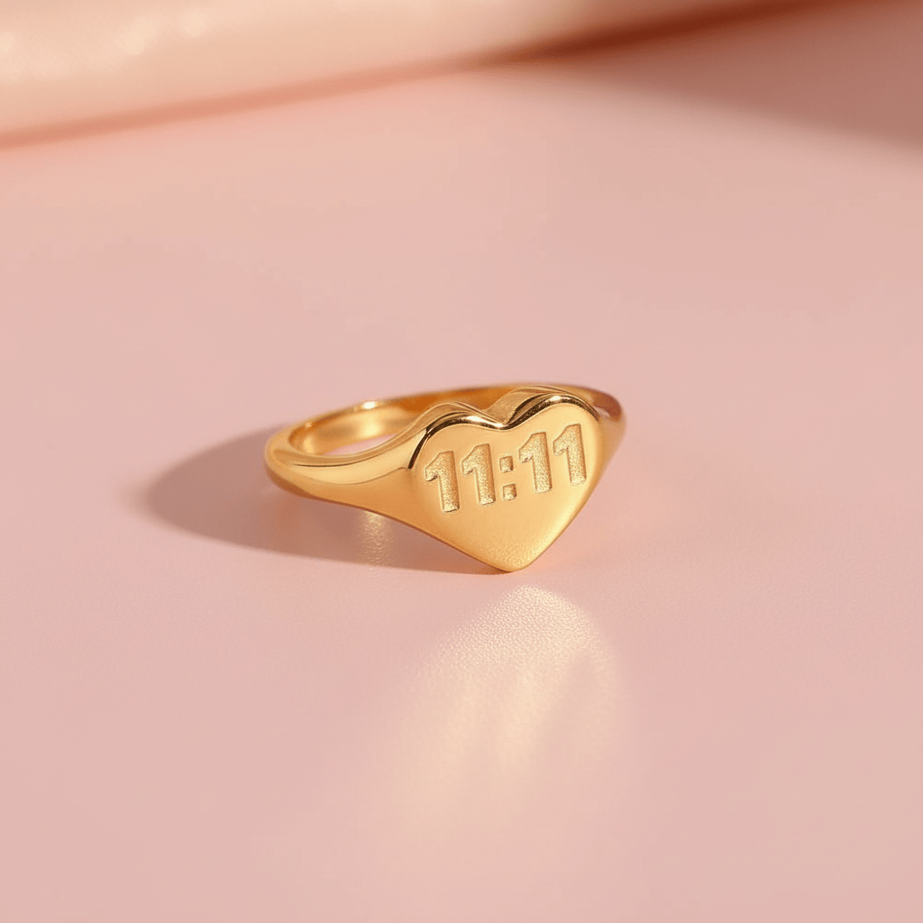 11:11 Ángel Number Ring